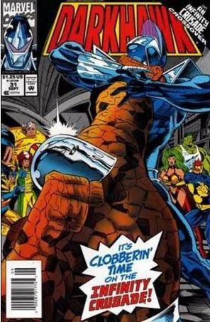 Darkhawk 31 (Newsstand) published by Marvel with cover art by Tod Smith