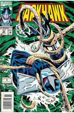 Darkhawk 33 (Newsstand) published by Marvel with cover art by Tod Smith