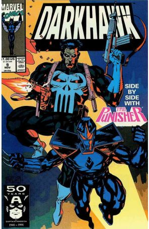 Darkhawk 9 published by Marvel with cover art by Mike Manley