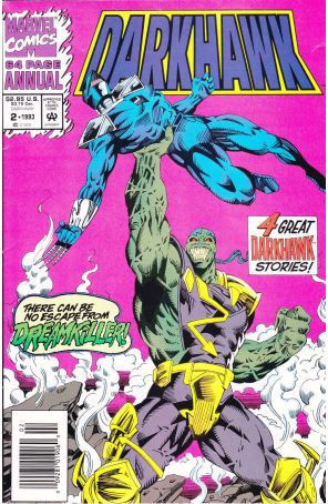 Darkhawk Annual 2 (Newsstand) published by Marvel with cover art by Aaron Lopresti