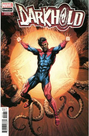 The Darkhold Omega 1B published by Marvel with cover art by Gary Frank
