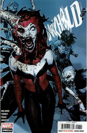 The Darkhold Omega 1 published by Marvel with cover art by Chris Bachalo