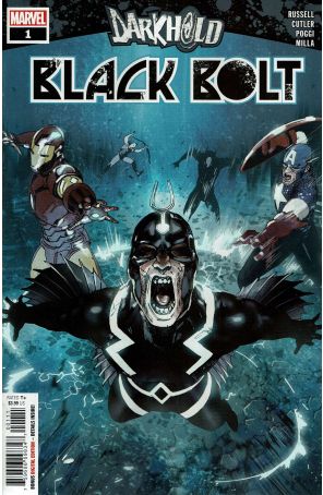 Darkhold: Black Bolt 1 published by Marvel with cover art by Travel Foreman