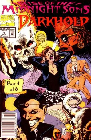Darkhold 1 (Newsstand) published by Marvel with cover art by Richard Case