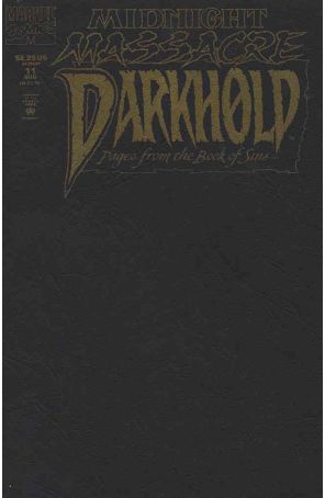 Darkhold 11 published by Marvel with cover art by Rurik Tyler