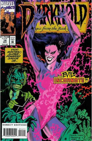 Darkhold 14 published by Marvel with cover art by Rurik Tyler