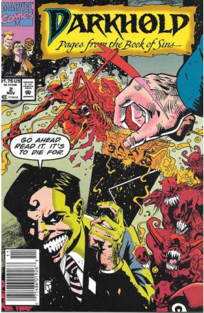 Darkhold 2 (Newsstand) published by Marvel with cover art by Richard Case