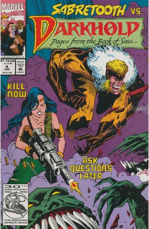 Darkhold 4 published by Marvel with cover art by Richard Case
