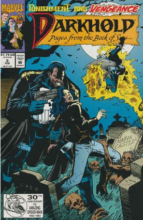 Darkhold 5 published by Marvel with cover art by Richard Case