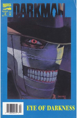 Darkman (Vol. 2) 4 (Newsstand) published by Marvel with cover art by Javier Saltares