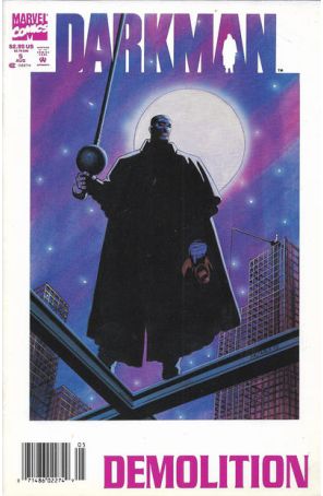 Darkman (Vol. 2) 5 (Newsstand) published by Marvel with cover art by Javier Saltares
