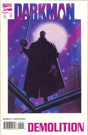 Darkman (Vol. 2) 5 published by Marvel with cover art by Javier Saltares