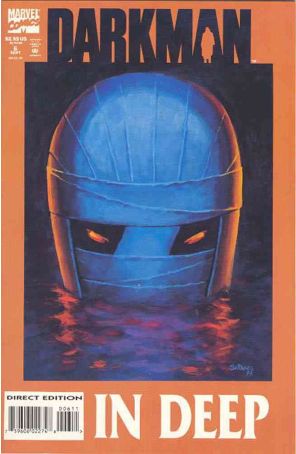 Darkman (Vol. 2) 6 published by Marvel with cover art by Javier Saltares