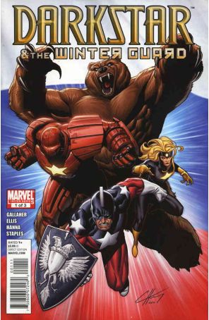 Darkstar and the Winter Guard 1 published by Marvel with cover art by Clayton Henry