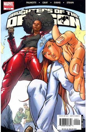 Daughters of the Dragon 2 published by Marvel with cover art by Khari Evans