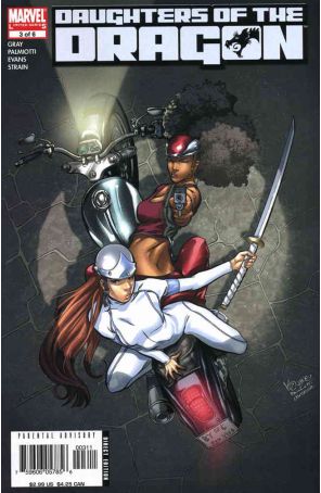 Daughters of the Dragon 3 published by Marvel with cover art by Khari Evans