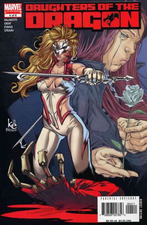 Daughters of the Dragon 4 published by Marvel with cover art by Khari Evans