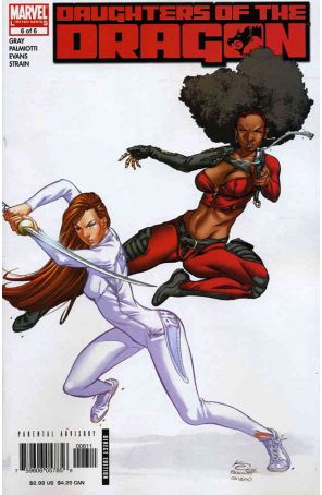 Daughters of the Dragon 6 published by Marvel with cover art by Khari Evans