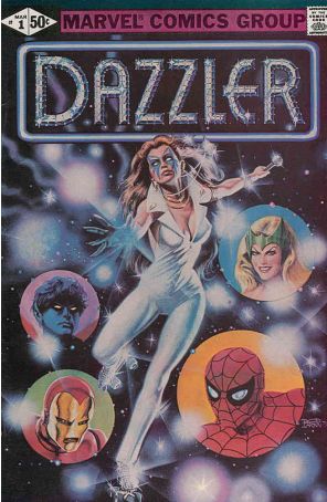 Dazzler 1 published by Marvel with cover art by Bob Larkin
