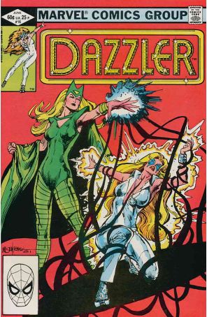 Dazzler 16 published by Marvel with cover art by Bill Sienkiewicz