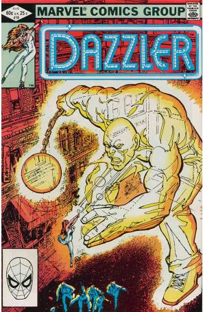 Dazzler 18 published by Marvel with cover art by Bill Sienkiewicz
