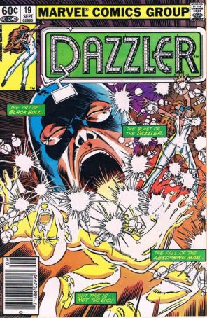 Dazzler 19 (Newsstand) published by Marvel with cover art by John Romita Jr.