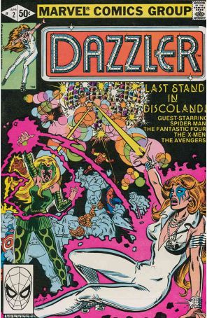 Dazzler 2 published by Marvel with cover art by John Romita Jr.