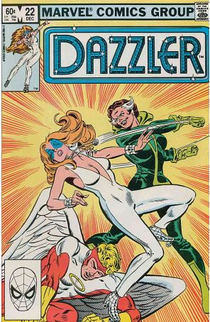 Dazzler 22 published by Marvel with cover art by Frank Springer