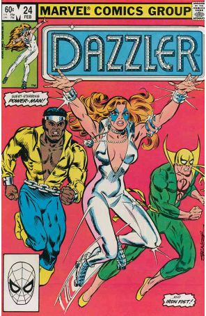 Dazzler 24 published by Marvel with cover art by Frank Springer