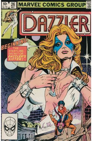 Dazzler 26 published by Marvel with cover art by Joe Jusko