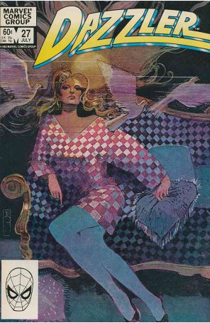 Dazzler 27 published by Marvel with cover art by Bill Sienkiewicz