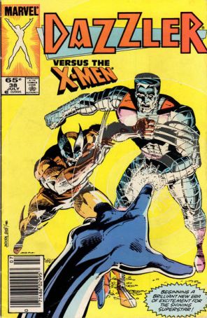 Dazzler 38 (Newsstand) published by Marvel with cover art by Butch Guice