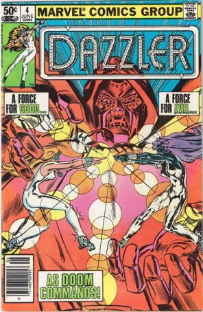 Dazzler 4 (Newsstand) published by Marvel with cover art by Frank Springer