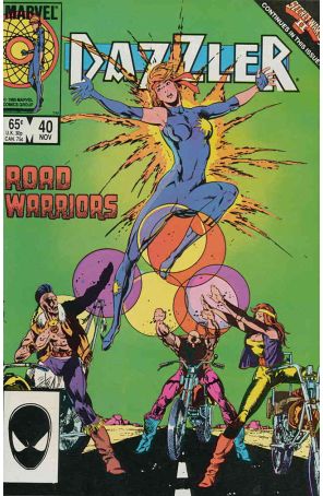 Dazzler 40 published by Marvel with cover art by Butch Guice