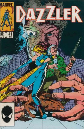 Dazzler 41 published by Marvel with cover art by Paul Chadwick