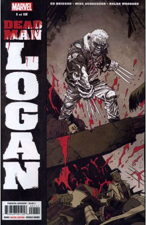 Dead Man Logan 1 published by Marvel with cover art by Declan Shalvey