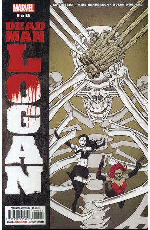 Dead Man Logan 5 published by Marvel with cover art by Declan Shalvey