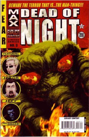 Dead of Night Featuring Man-Thing 3 published by Marvel with cover art by Kaare Andrews