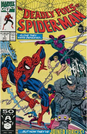 Deadly Foes of Spider-Man 1 published by Marvel with cover art by Al Milgrom