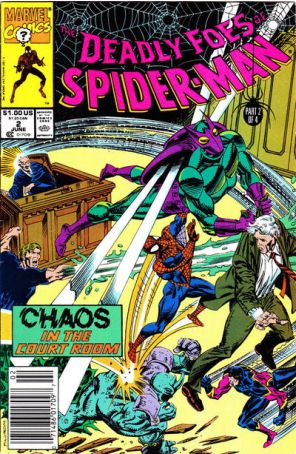 Deadly Foes of Spider-Man 2 (Newsstand) published by Marvel with cover art by Al Milgrom