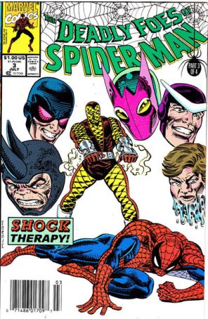 Deadly Foes of Spider-Man 3 (Newsstand) published by Marvel with cover art by Al Milgrom