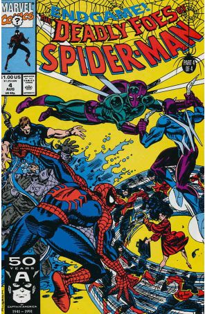 Deadly Foes of Spider-Man 4 published by Marvel with cover art by Al Milgrom