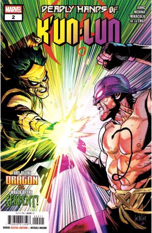 Deadly Hands of K'un-Lun 2 published by Marvel with cover art by Leinil Francis Yu