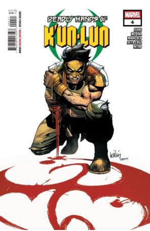 Deadly Hands of K'un-Lun 4 published by Marvel with cover art by Leinil Francis Yu