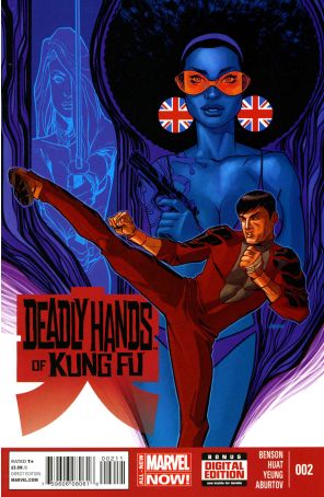 Deadly Hands of Kung Fu (2nd Series) 2 published by Marvel with cover art by Dave Johnson