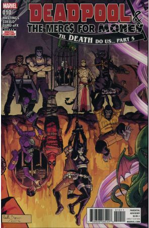 Deadpool And The Mercs For Money (2nd Series) 10 published by Marvel with cover art by Reilly Brown