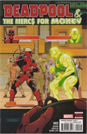 Deadpool And The Mercs For Money (2nd Series) 2 published by Marvel with cover art by Iban Coello