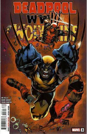 Deadpool And Wolverine: WWIII 3 published by Marvel with cover art by Adam Kubert