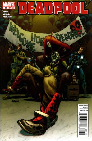 Deadpool (3rd Series) 36 published by Marvel with cover art by Dave Johnson