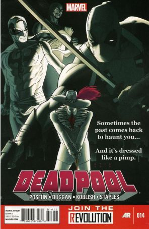 Deadpool (4th Series) 14 published by Marvel with cover art by Tradd Moore